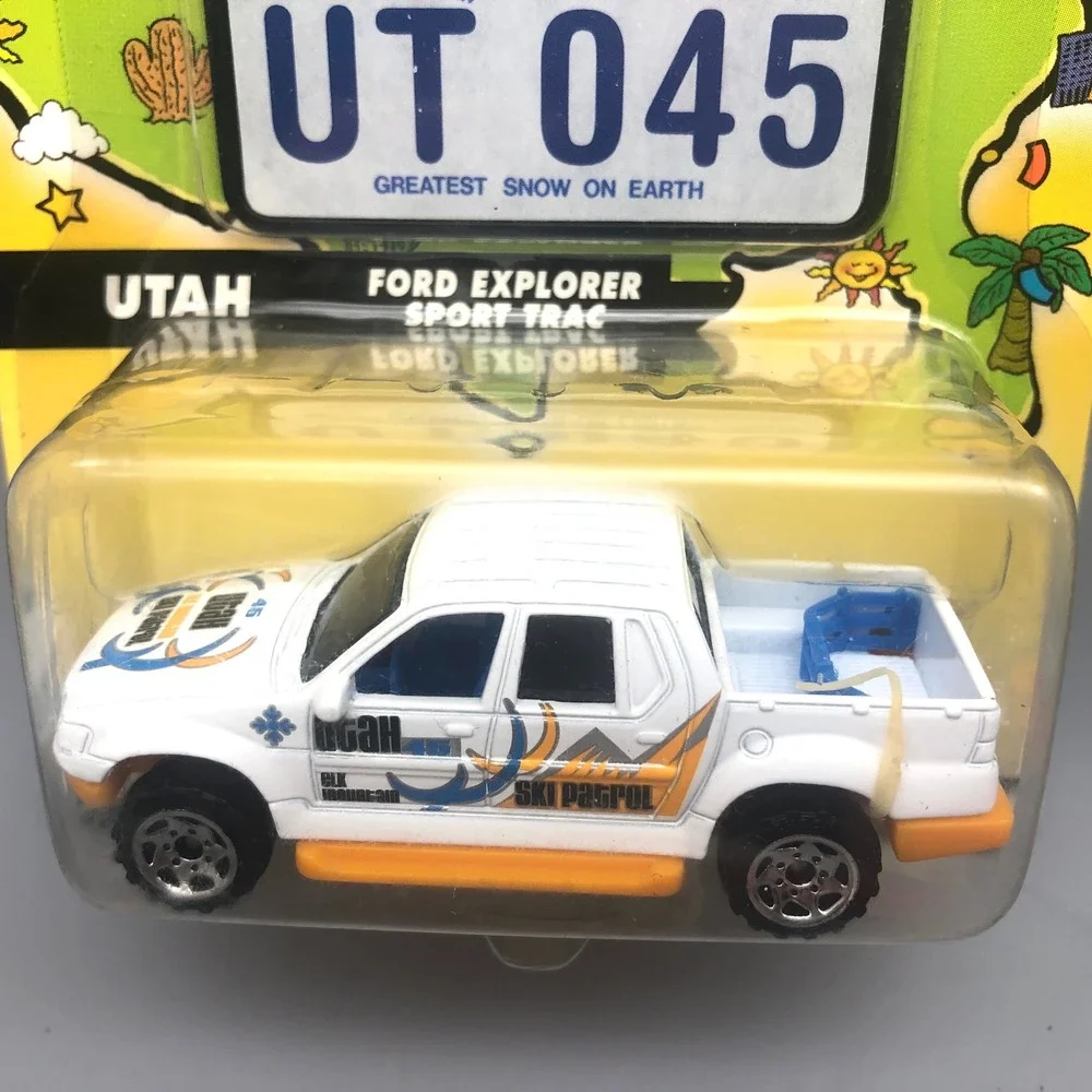 Matchbox Across America‎ 50th Birthday Utah Ford Explorer Colorado Snowmobile